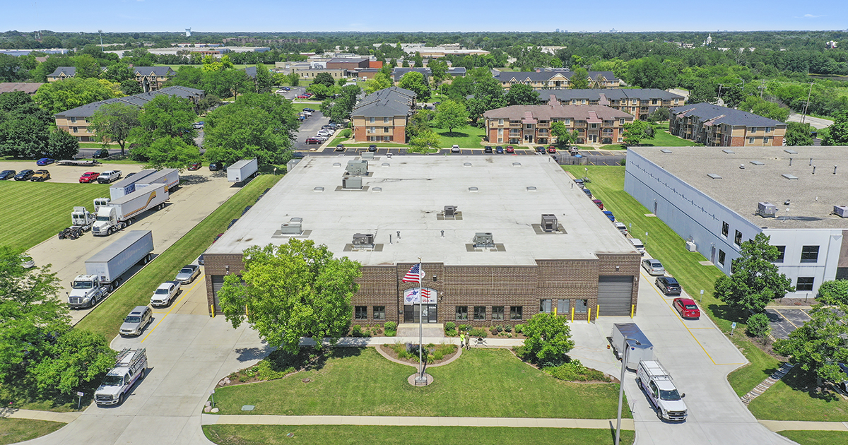 570-590 mitchell rd in glendale heights il aerial photo